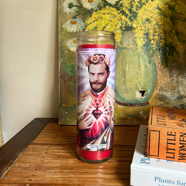 Saint Jamie Dornan | Christian Grey | 50 Shades Prayer Candle