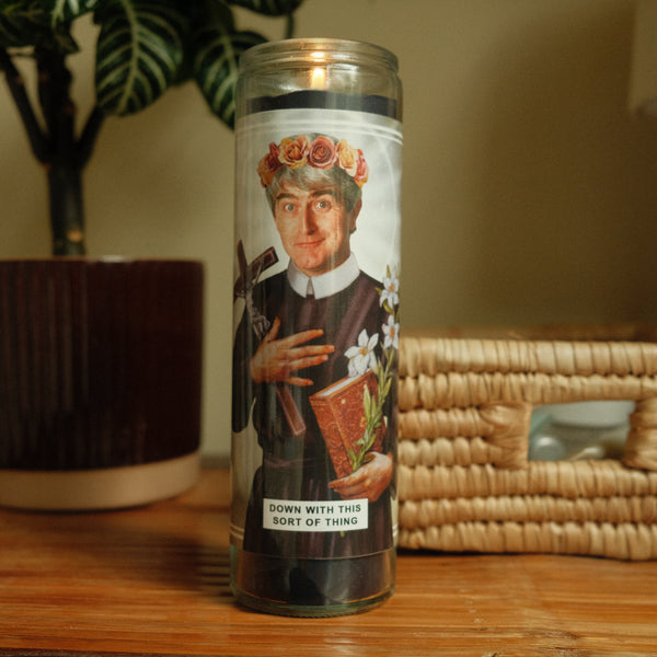 Saint Father Ted Crilly | Dermot Morgan Prayer Candle