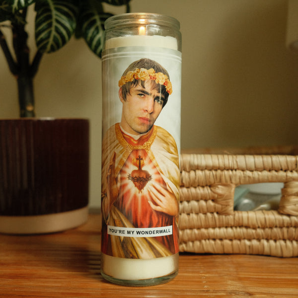 Saint Liam Gallagher Prayer Candle