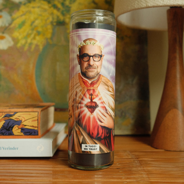 Saint Stanley Tucci Prayer Candle