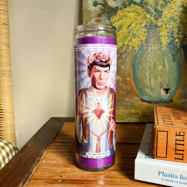 Saint Leonard Nimoy | Spock | Star Trek Prayer Candle